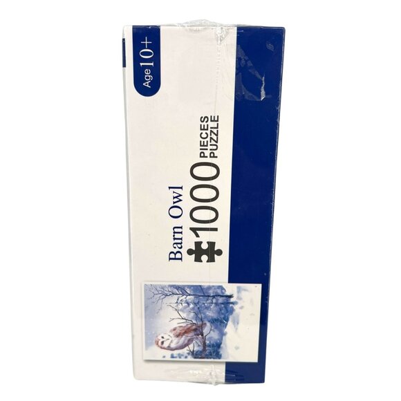 hNCL Barn Owl Winter Snow 1000 Piece Puzzle Age 10+ NIB - Picture 6 of 11